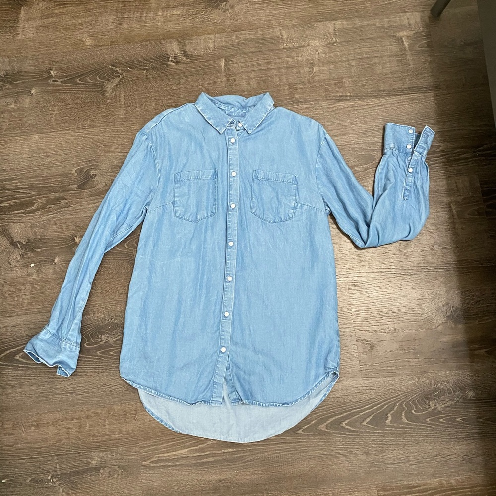 Chambray button up